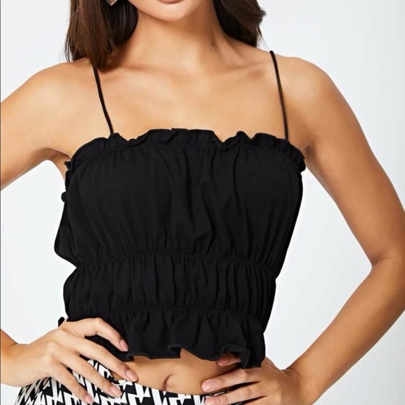 Scrunched Crop Tops - Picture 2 of 5